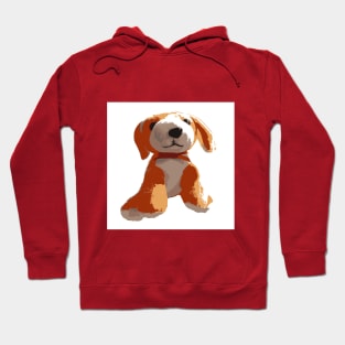 Children's toy dog. Puppy. Cheerful childhood Hoodie